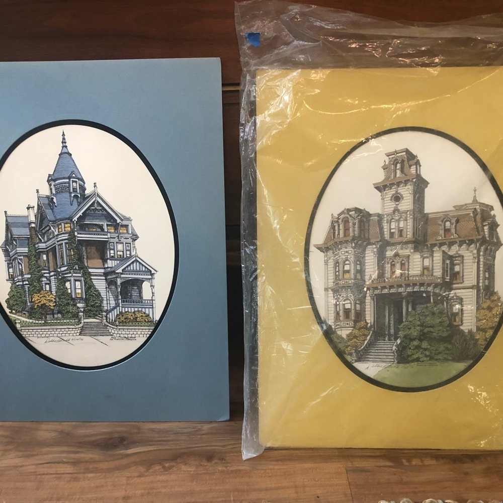 Signed Debbie Patrick vintage 70s Art